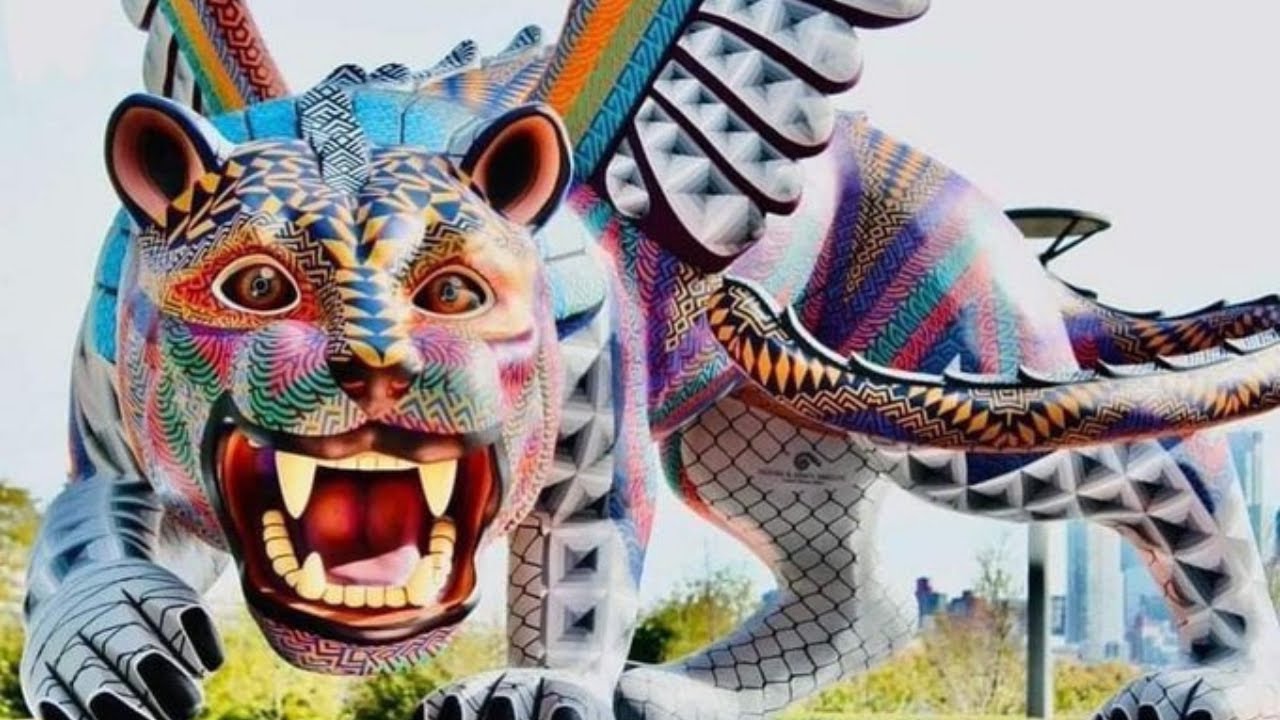 Check out the United Nations sculpture Guardian of ''Peace and safety